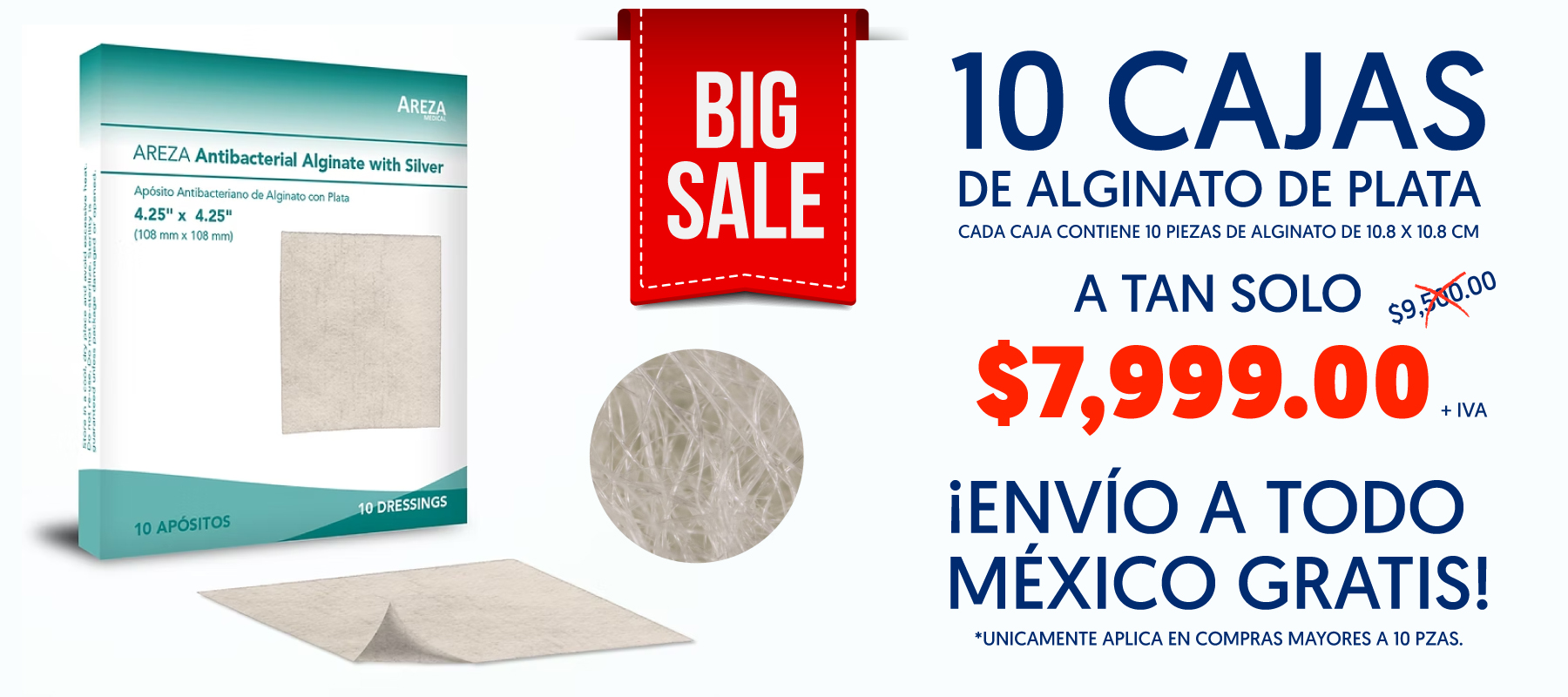 Oferta de Alginato de Calcio Areza Medical